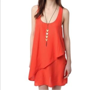 silence + noise Silky Layered Tank Dress